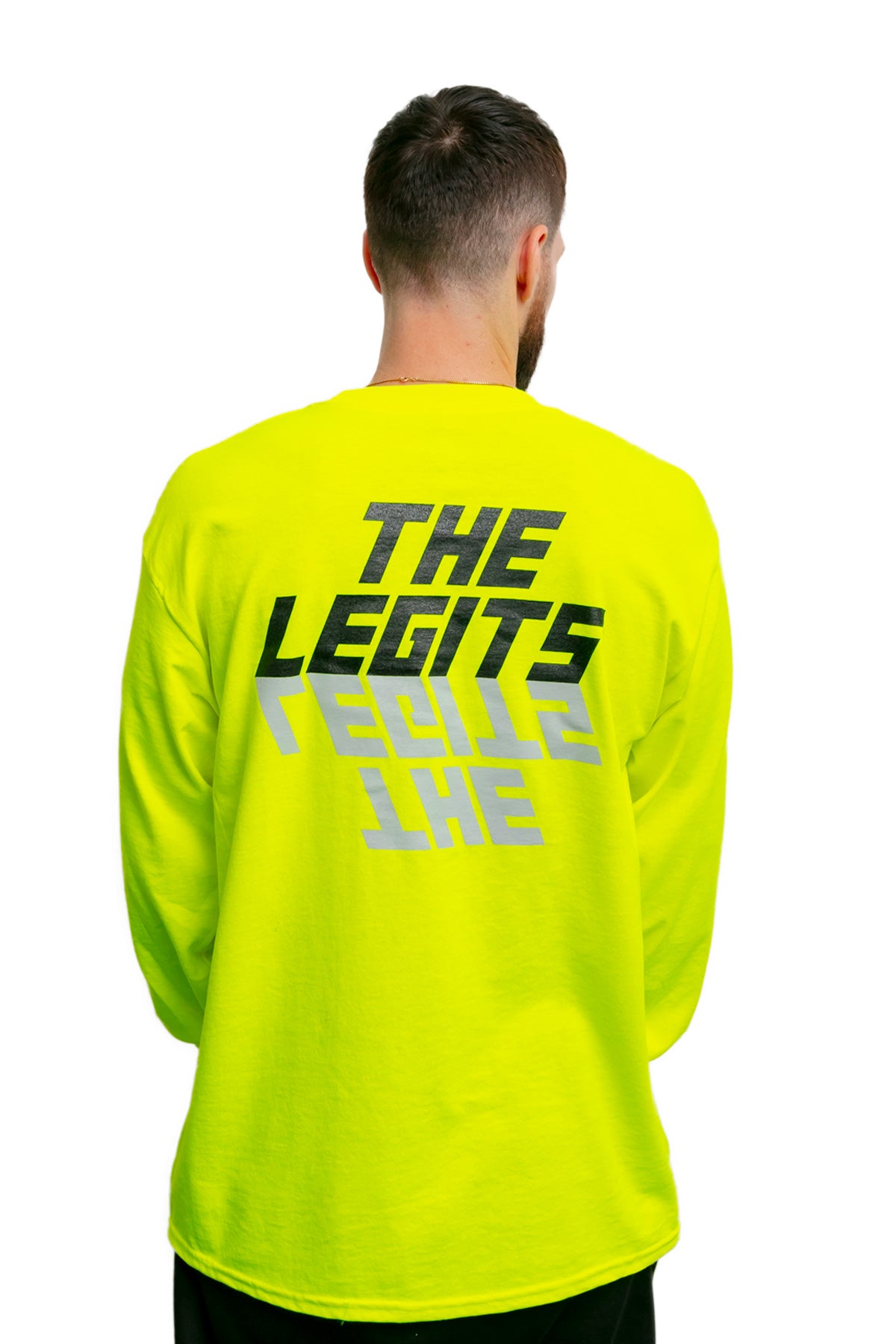 Long Sleeve - The Legits Logo Winter 20 (Safety Green)