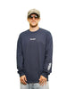 Long Sleeve - Logo (Navy/White)